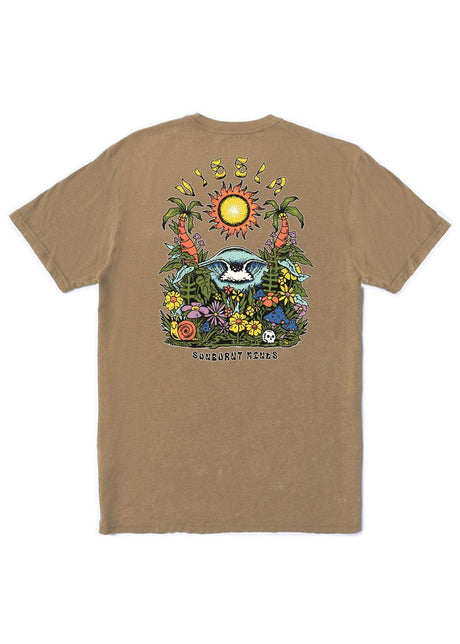 Vissla Big Breakers Cosmic Wash SS Tee in Chocolate
