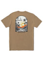 Vissla Sunset Shadows Cosmic Wash SS Tee in Chocolate