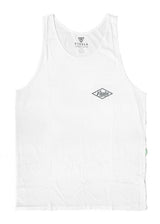 Vissla Corners Organic Blend Tank in White, view 2