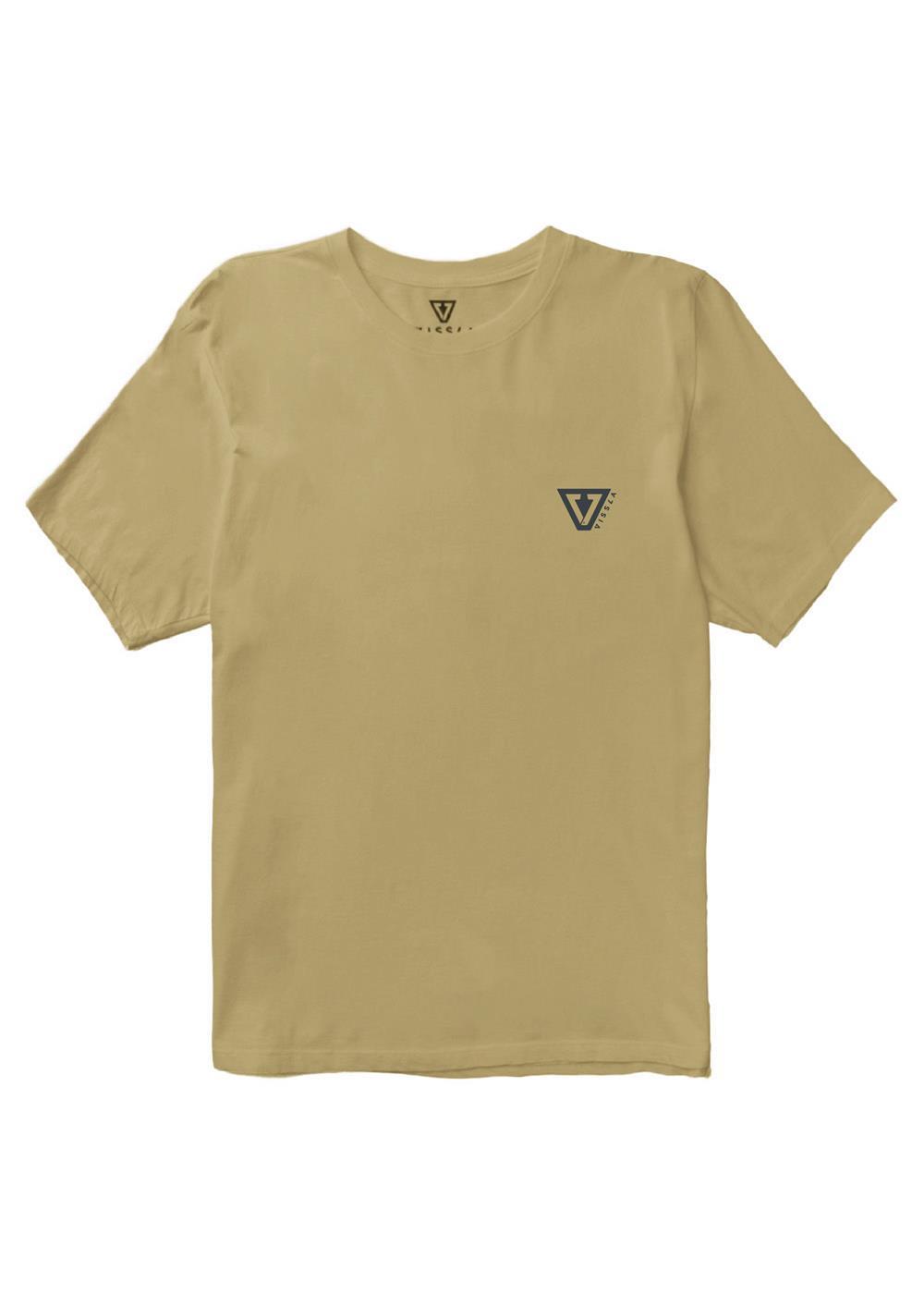 Vissla Established Swell Vintage SS Tee in Dark Sand
