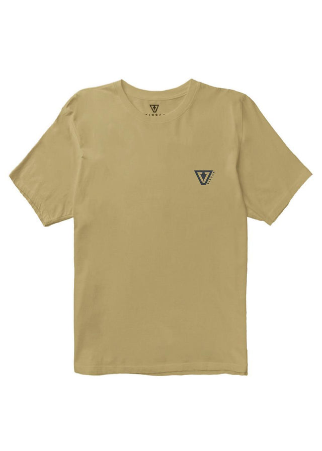 Vissla Established Swell Vintage SS Tee in Dark Sand