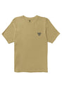 Vissla Established Swell Vintage SS Tee in Dark Sand