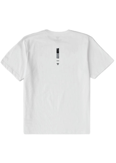 Vissla Skinny Goat Oversized Heavy Organic Tee in White, view 2