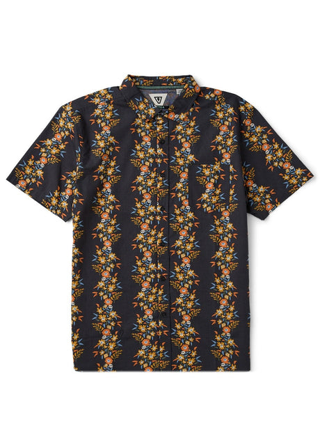 Vissla Voodoo Vines Hybrid Eco SS Shirt in Phantom