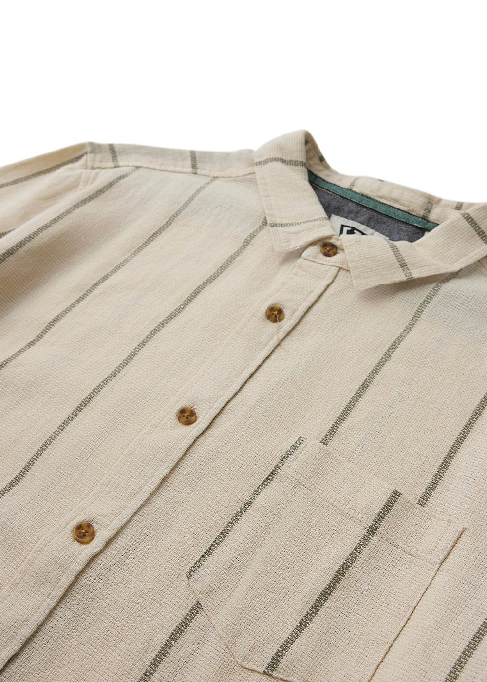 Vissla Grande Plage SS Shirt in Bone, view 3