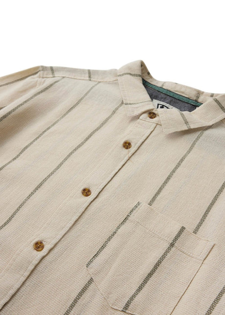 Vissla Grande Plage SS Shirt in Bone, view 3