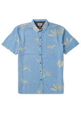 Vissla Tonga SS Shirt in Faded Denim