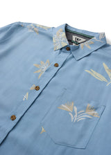Vissla Tonga SS Shirt in Faded Denim, view 3
