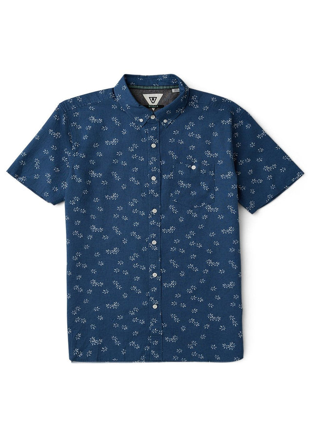 Vissla In Bloom SS Shirt in Dark Denim