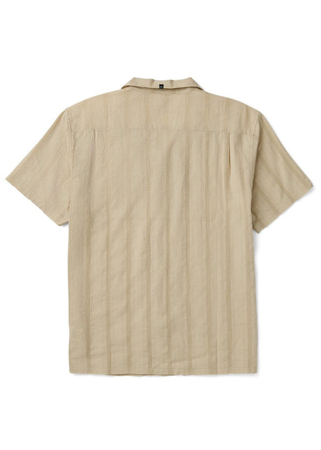 Vissla Quatro Casas Eco SS Shirt in Sand, view 2