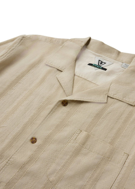 Vissla Quatro Casas Eco SS Shirt in Sand, view 3
