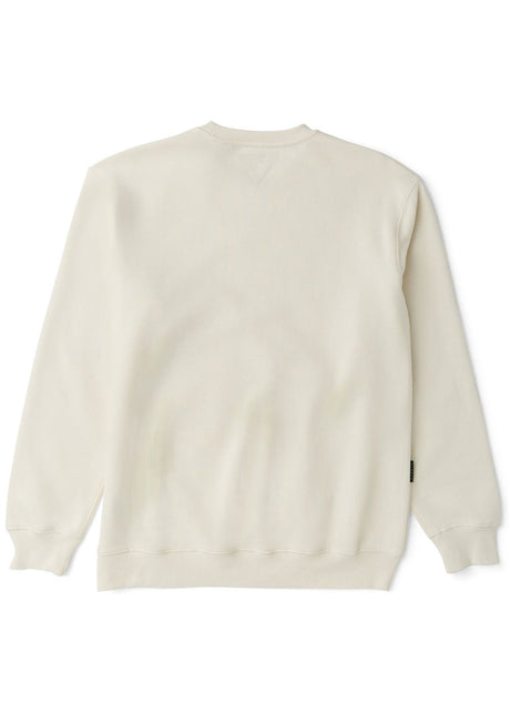Vissla Solid Sets Eco Crew in Vintage White, view 2