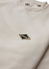 Vissla Solid Sets Eco Crew in Vintage White, view 3