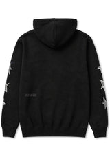 Vissla Star Sequence Heavyweight Eco PO Hoodie in Black, view 3