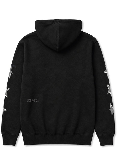 Vissla Star Sequence Heavyweight Eco PO Hoodie in Black, view 3
