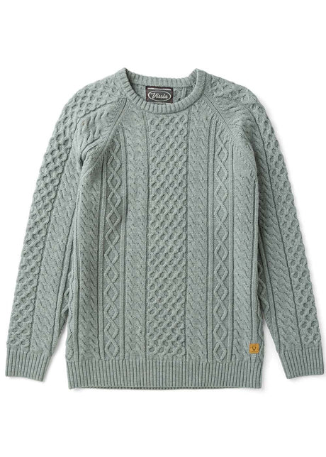 Vissla William Wool Sweater in Grey Heather