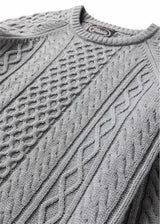 Vissla William Wool Sweater in Grey Heather, view 3