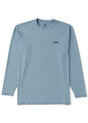 Vissla Pro Comp LS Sun Shirt in Faded Denim