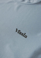 Vissla Pro Comp LS Sun Shirt in Faded Denim, view 4