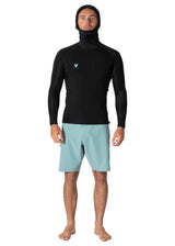 Vissla High Seas II Hooded 1.5 Mm Ls Jacket in Black
