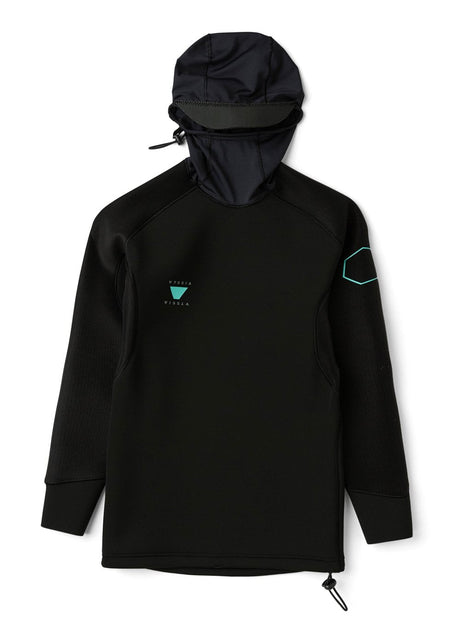 Vissla High Seas II Hooded 1.5 Mm Ls Jacket in Black, view 2