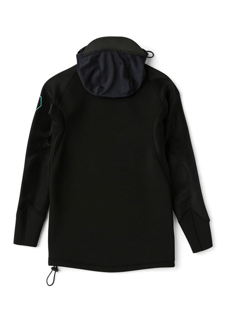 Vissla High Seas II Hooded 1.5 Mm Ls Jacket in Black, view 3