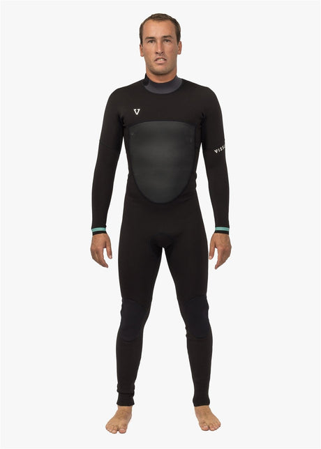 Vissla Easy Seas 3-2 Full Back Zip in Black, view 2