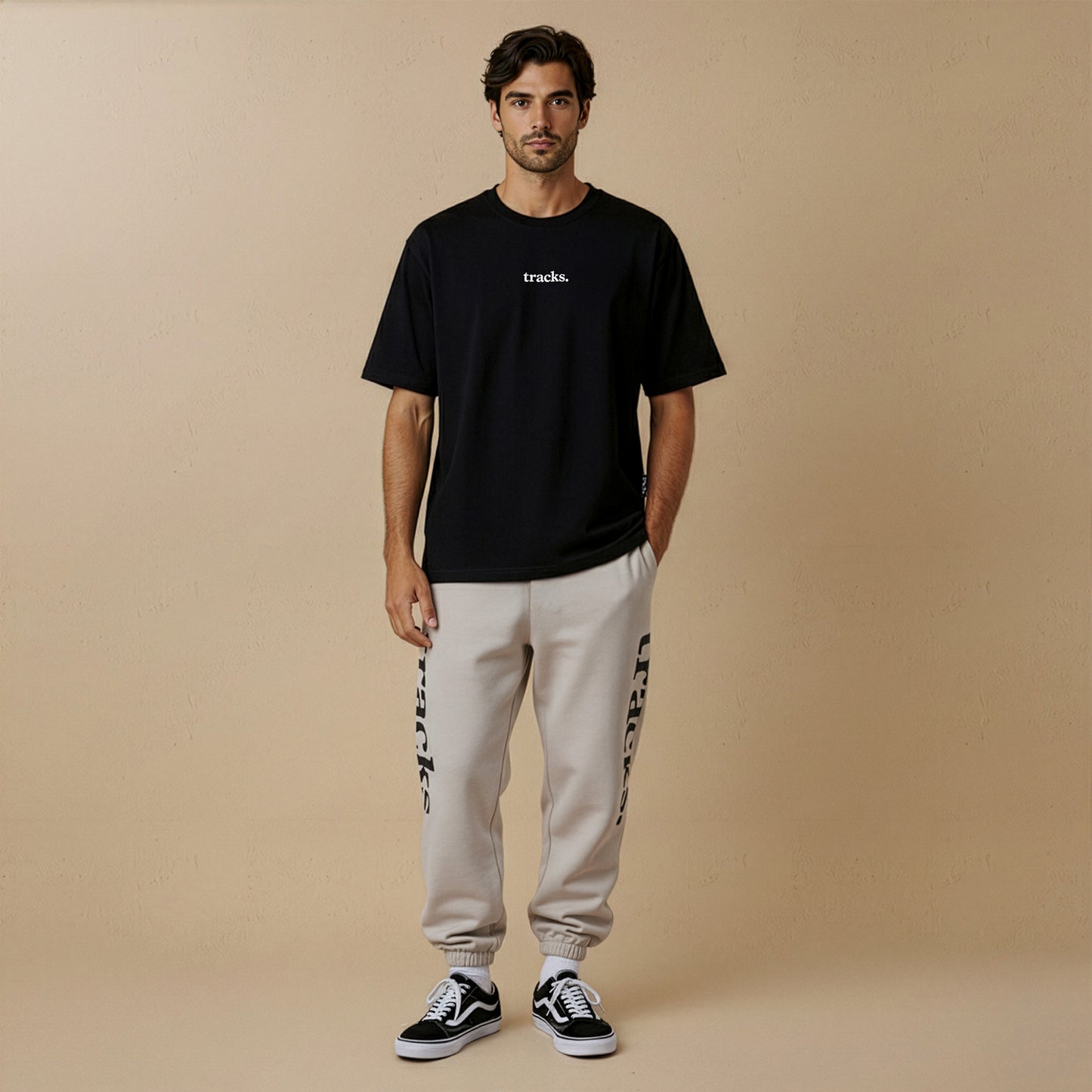 Tracks Tracksuit Pant Ecru