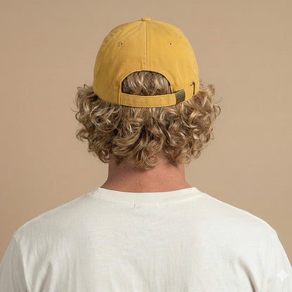 Surf Cap - Retro Strip Cap Burnt Yellow