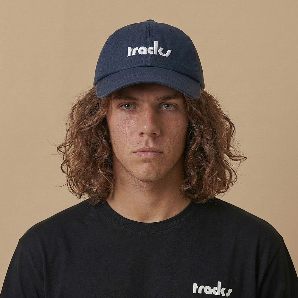 Retro Stripe Cap Navy