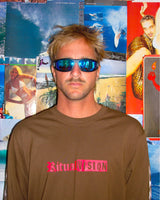 DRAGSTER - MATTE BLACK / BLUE REFLECTIVE POLARISED