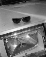 DEMON SPEED - MATTE CHROME / BLUE REFLECTIVE POLARISED