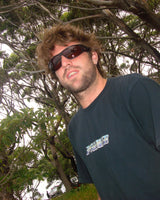 THE VACATIONER - MATTE BLACK / ORANGE REFLECTIVE POLARISED