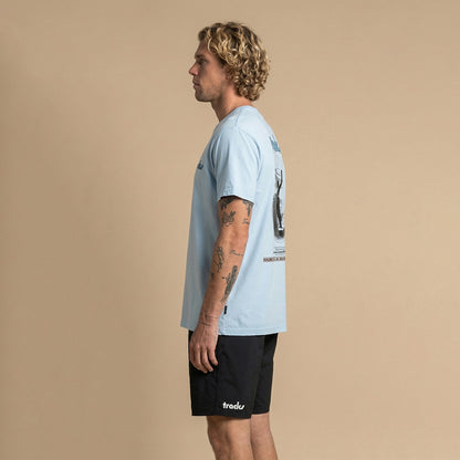 Soul Arch Tee April 1976 Cover, Light Blue