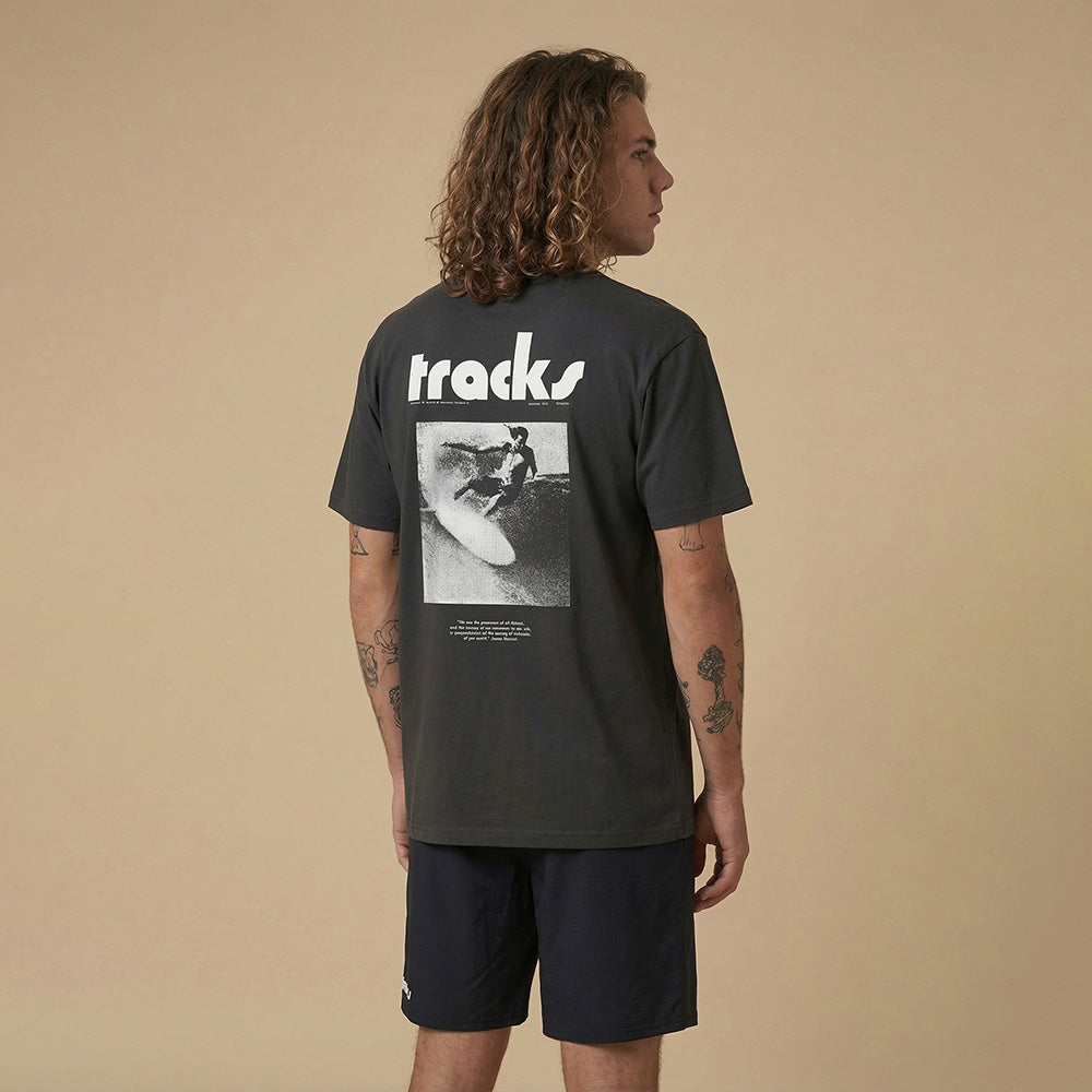 MP Cutback Tee, Feb 1972 Cover, Charcoal