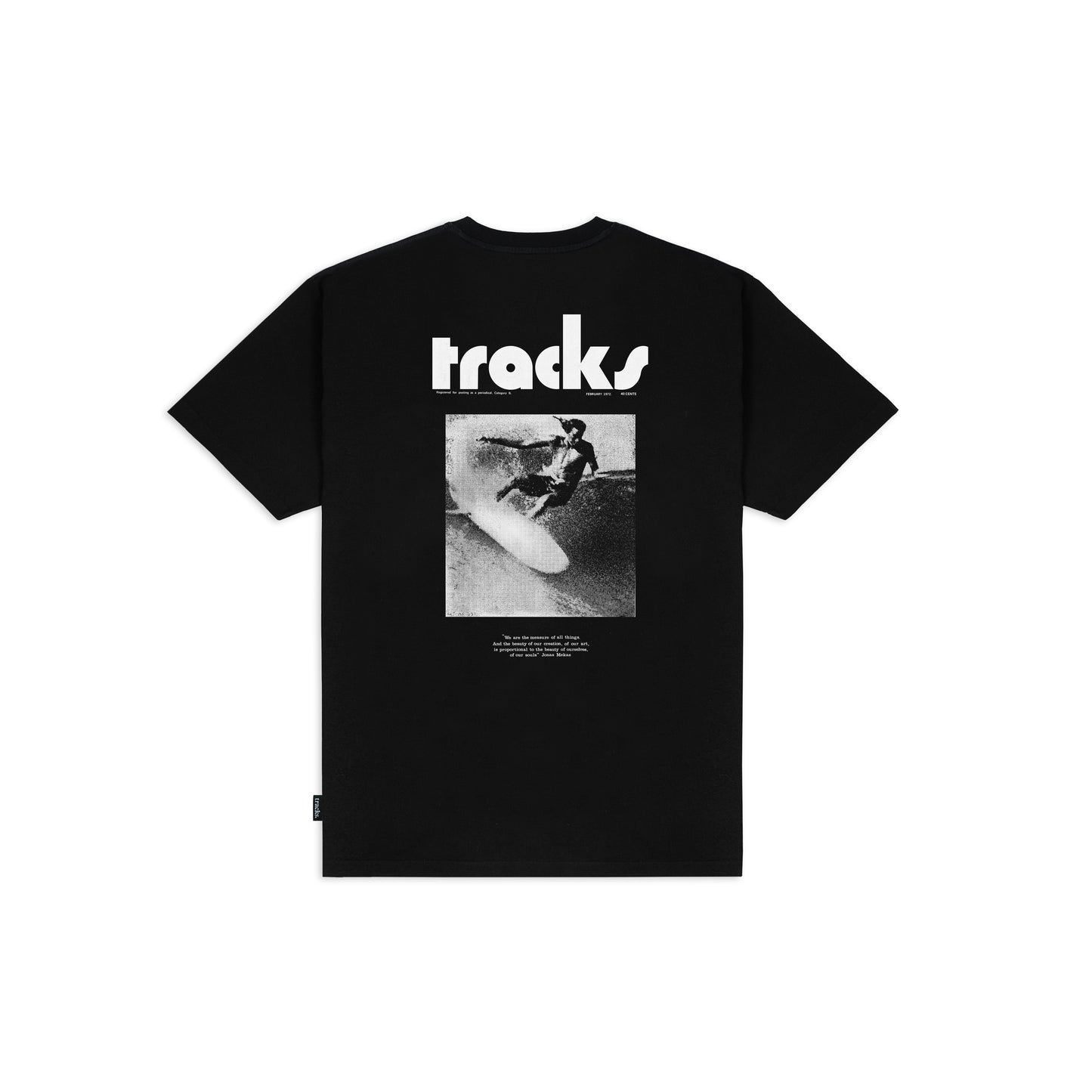MP Cutback Tee, Feb 1972 Cover,  Black