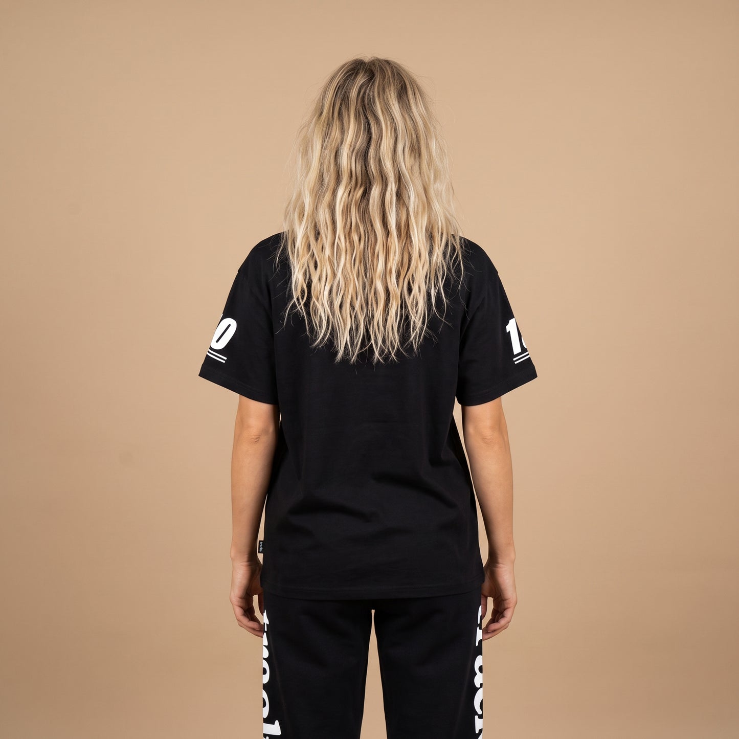 Logo Dash Tee, Black Tee