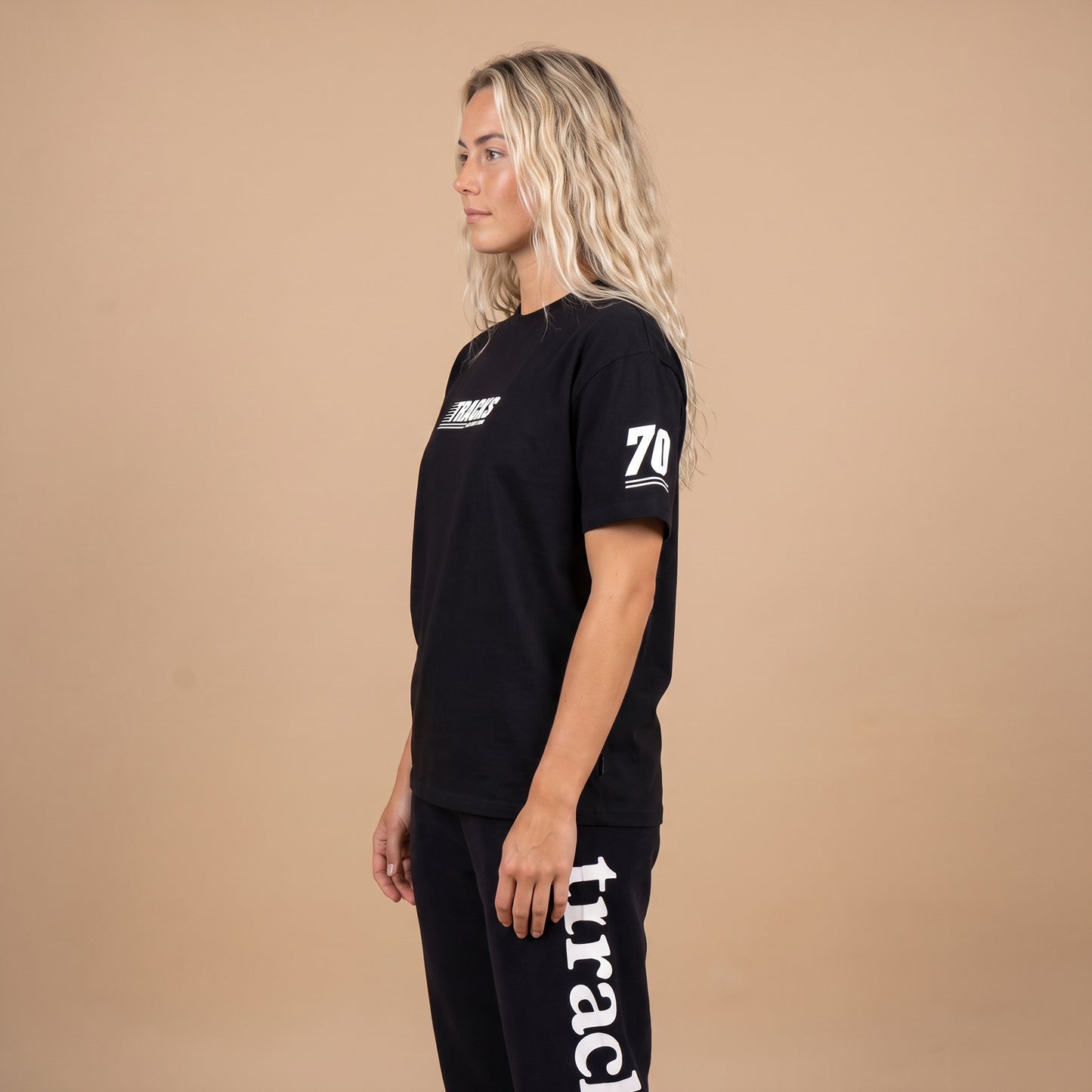 Logo Dash Tee, Black Tee