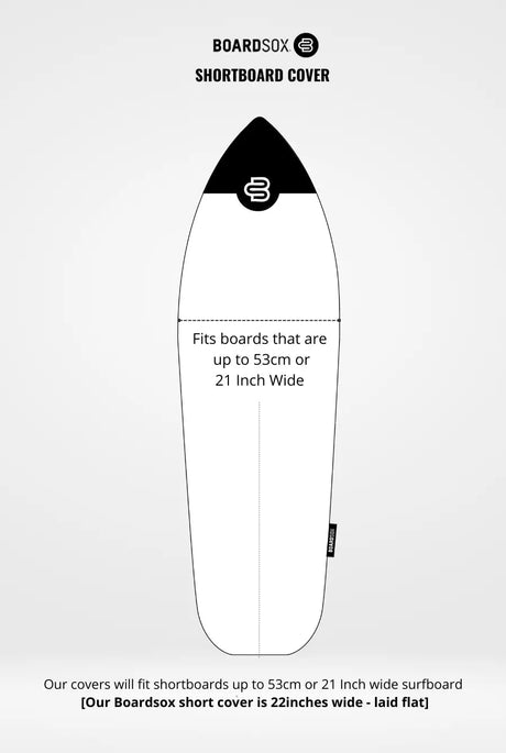 Alien Flower shortboard cover with 5mm padding in the nose