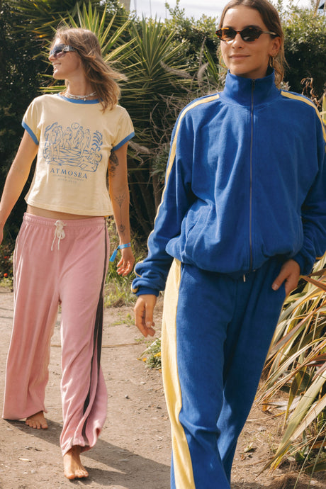 Après Surf Jacket in Blue & Yellow - Atmosea