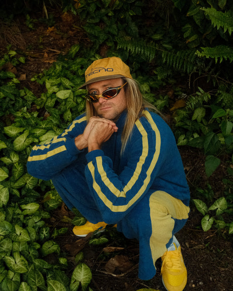 Après Surf Jacket in Blue & Yellow - Atmosea