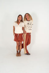 Après Surf Panel Pant in Rust & Cream - Atmosea