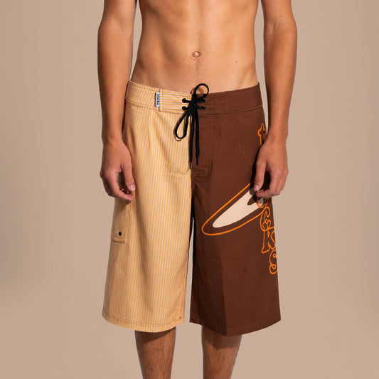 Desert Orange Retro Boardies