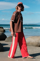 Lazy Day Retro Pants - Red