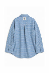 Classic Check Shirt - Cobalt