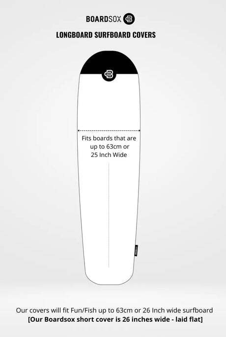 Checks longboard cover with 5mm padding in the nose