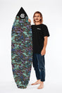 Fantastic Fungi shortboard cover in 14oz recycled canvas by Boardsox