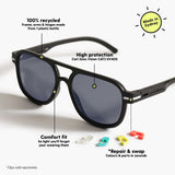 Newport Coloured Lens Sunglasses