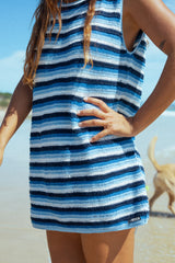 HORIZON CROCHET MINI DRESS - Atmosea