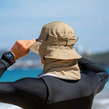 Khaki Boardsox Surf Hat + Hard Shell Insert - BOARDSOX®Hat